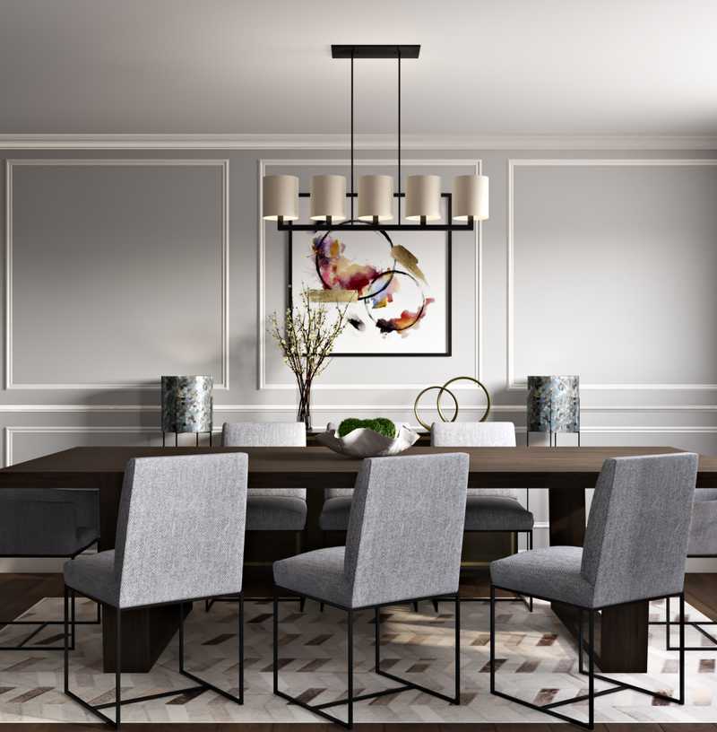 Contemporary Dining Room Design by Havenly Interior Designer Tatiana