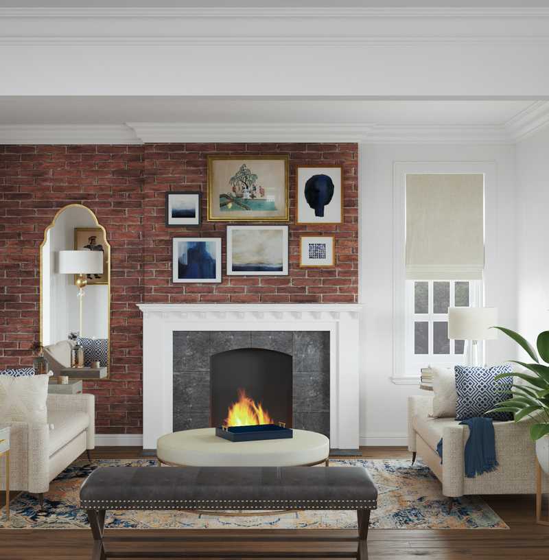 Contemporary, Modern, Classic, Traditional Living Room Design by Havenly Interior Designer Aleena