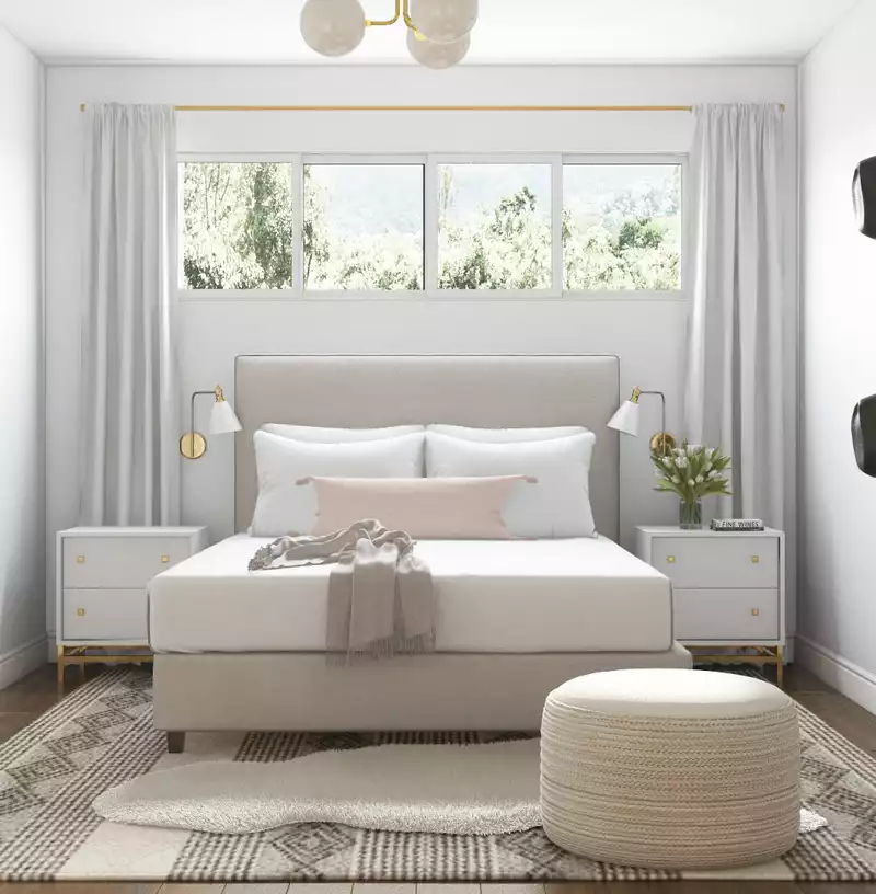 Minimal Bedroom Design by Havenly Interior Designer Kelsey