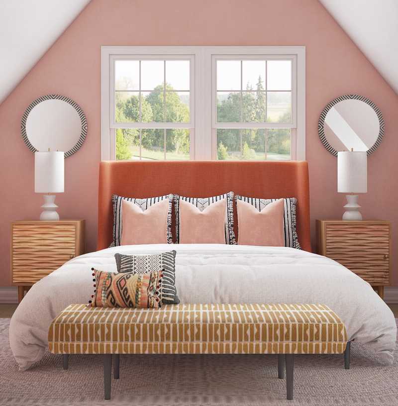 Eclectic, Bohemian Bedroom Design by Havenly Interior Designer Ashlyn