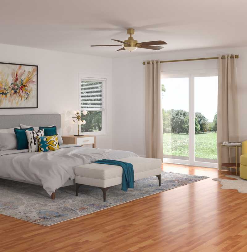 Contemporary Bedroom Design by Havenly Interior Designer Kheirieh
