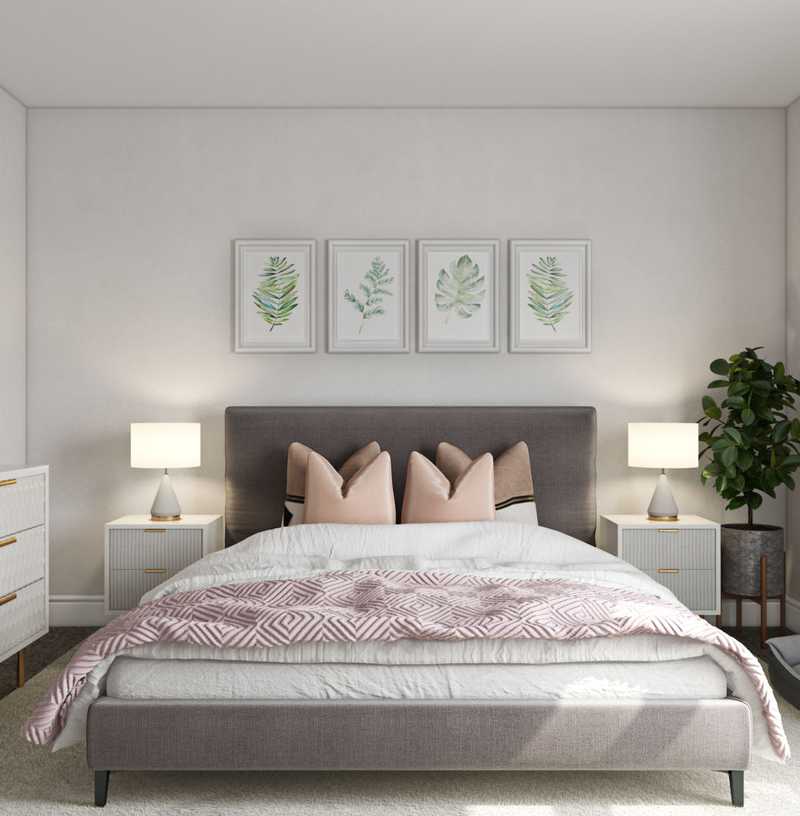 Modern, Glam Bedroom Design by Havenly Interior Designer Bianca