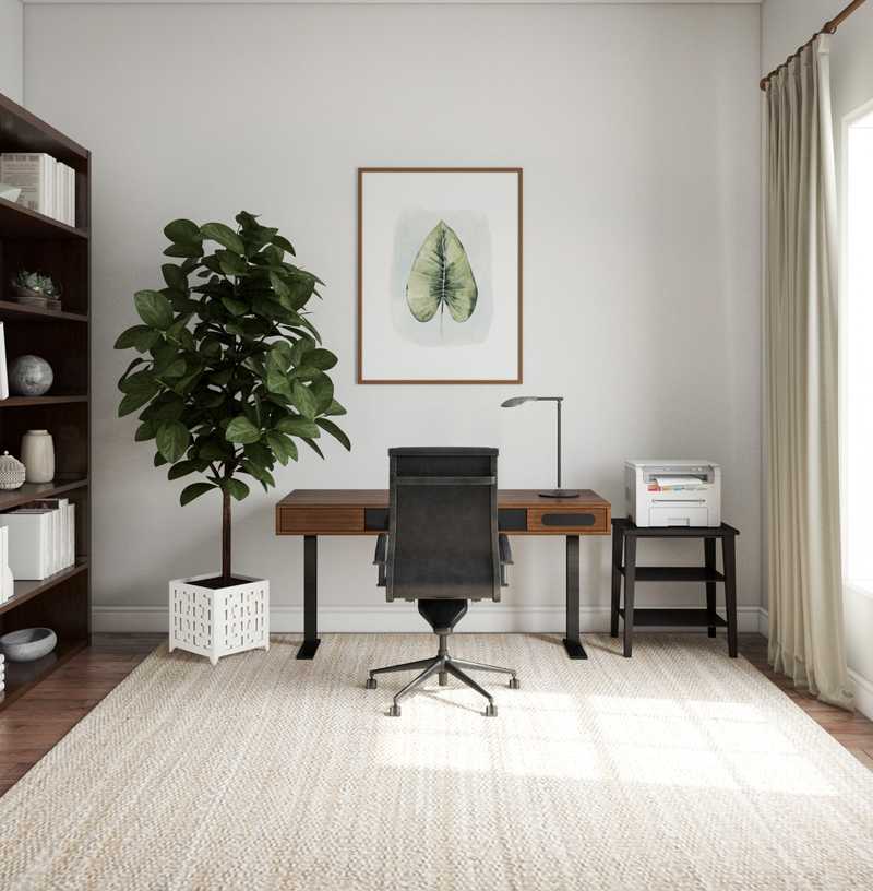 Modern, Industrial Office Design by Havenly Interior Designer Kristine
