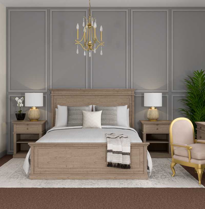 Contemporary, Classic, Traditional Bedroom Design by Havenly Interior Designer James