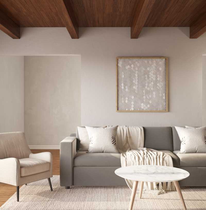 Scandinavian Living Room Design by Havenly Interior Designer Kyla