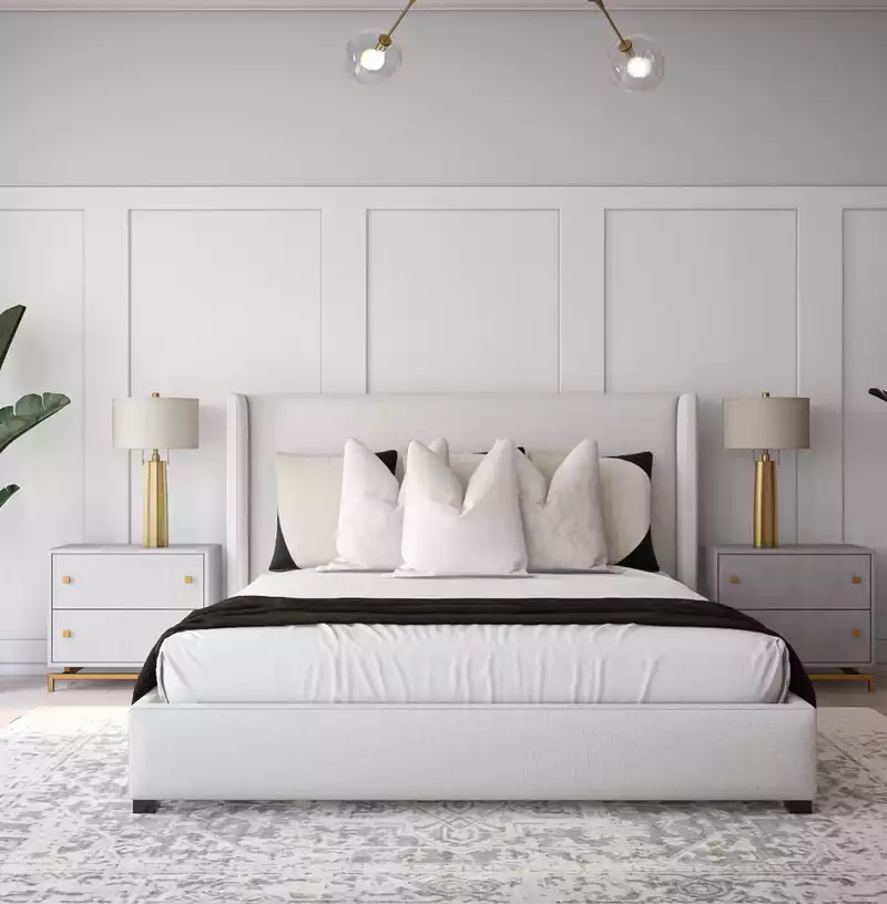 Modern, Classic, Glam Bedroom Design by Havenly Interior Designer Danielle