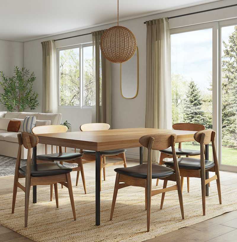 Modern, Eclectic, Bohemian Living Room Design by Havenly Interior Designer Ashley