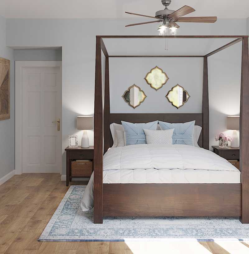 Coastal, Farmhouse, Transitional Bedroom Design by Havenly Interior Designer Elizabeth