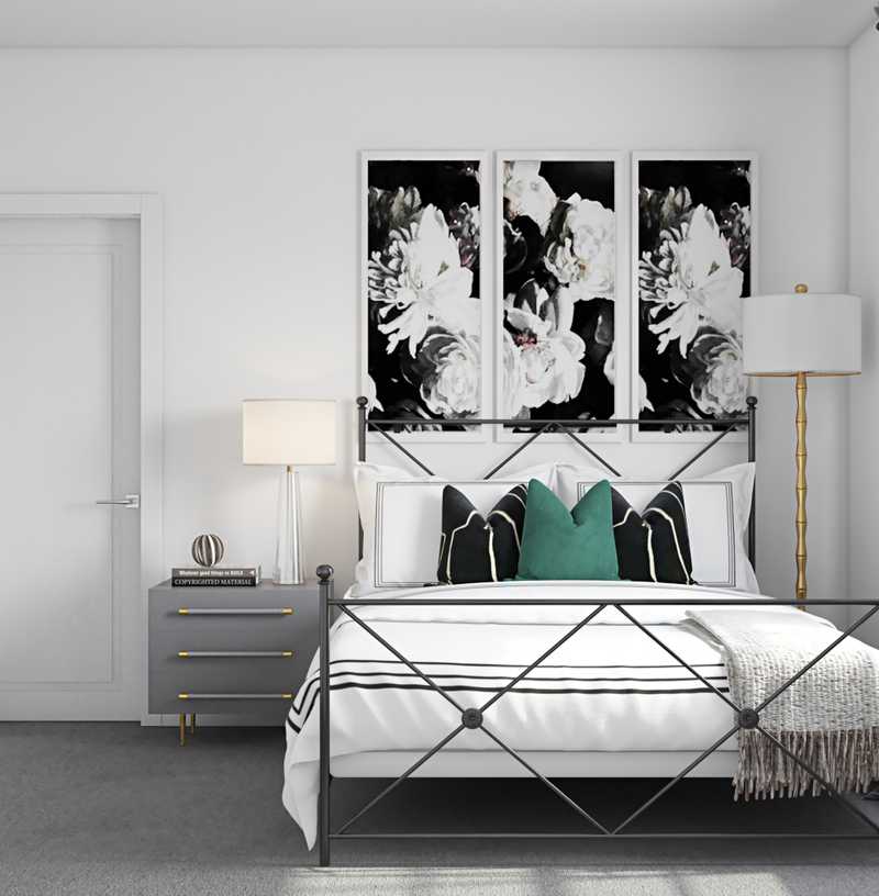 Glam Bedroom Design by Havenly Interior Designer Lyndsi