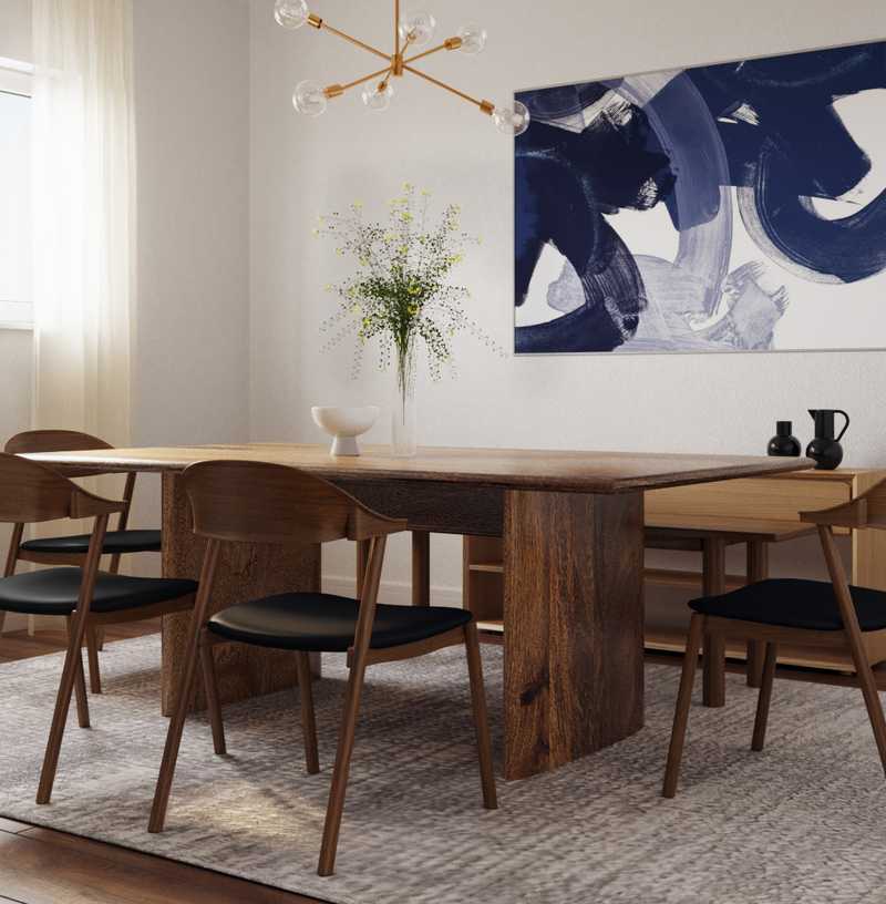 Midcentury Modern Dining Room Design by Havenly Interior Designer Sawyer