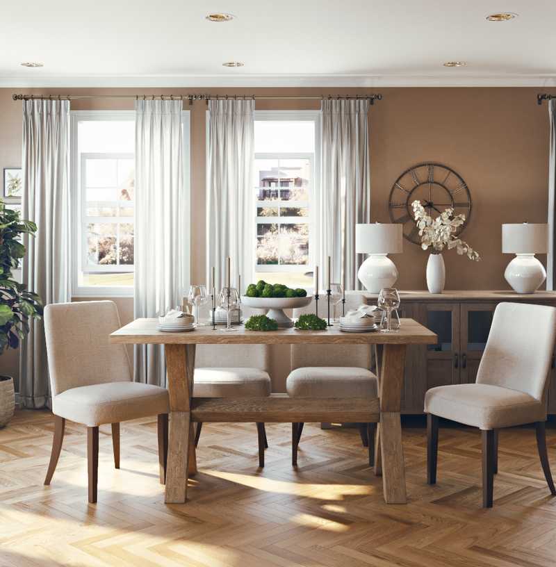 Scandinavian Dining Room Design by Havenly Interior Designer Shirley