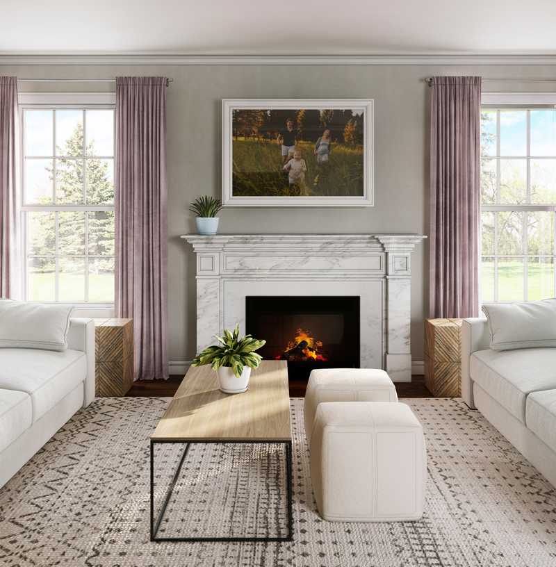 Modern Living Room Design by Havenly Interior Designer Sydney