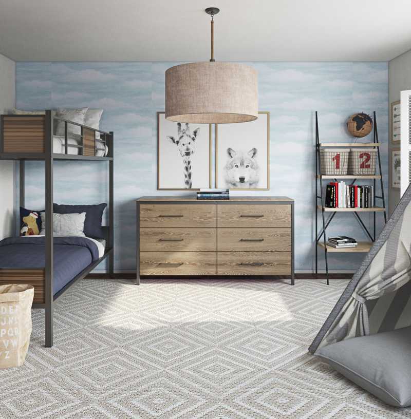 Industrial, Vintage Bedroom Design by Havenly Interior Designer Leah