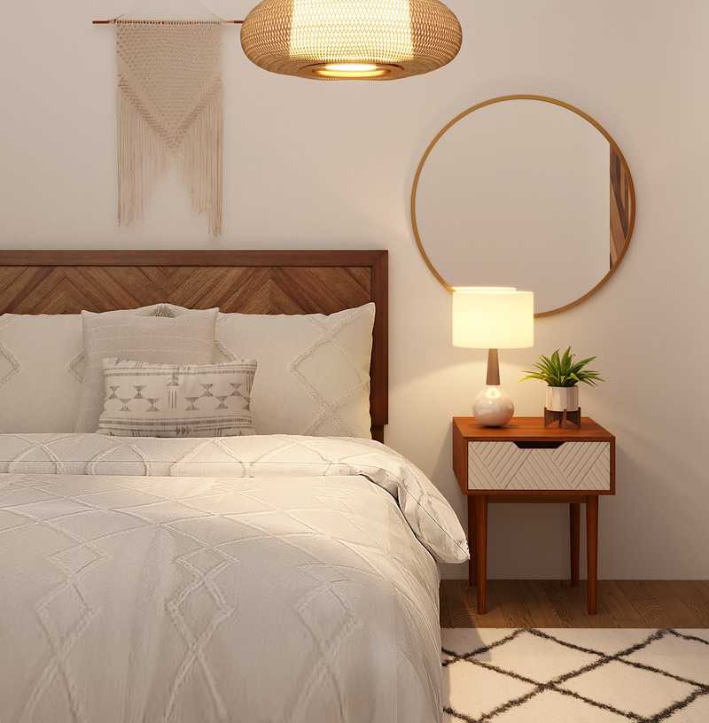 Bohemian, Scandinavian Bedroom Design by Havenly Interior Designer Tori