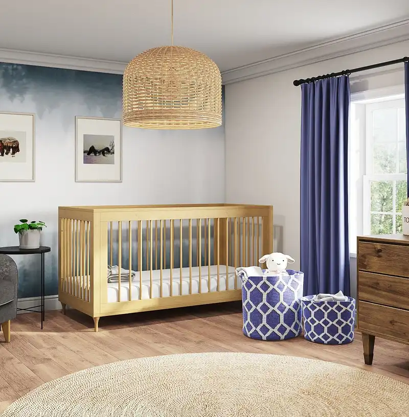 Glam, Global Nursery Design by Havenly Interior Designer Laura