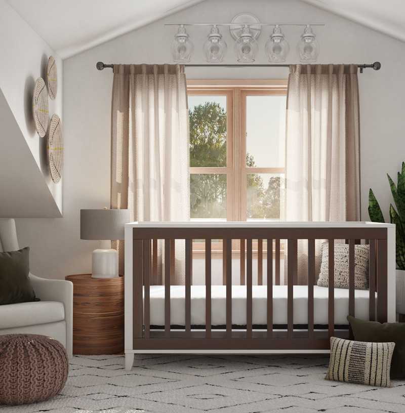 Midcentury Modern, Scandinavian Nursery Design by Havenly Interior Designer Anny