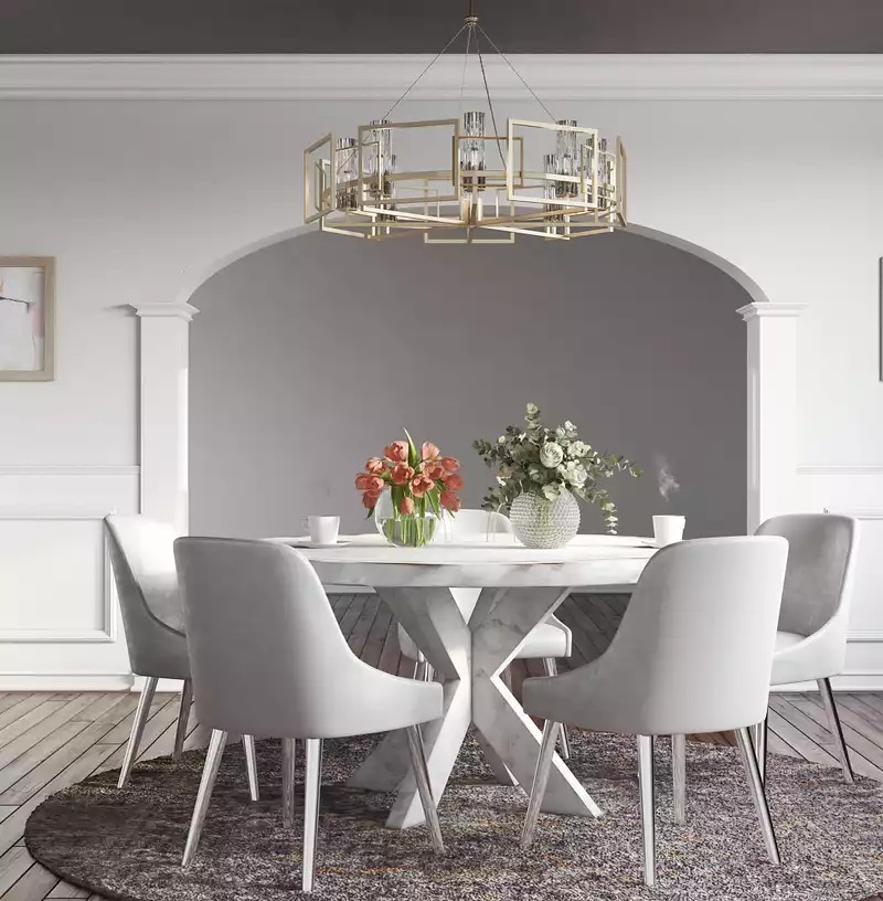 Contemporary, Modern Dining Room Design by Havenly Interior Designer Stacy