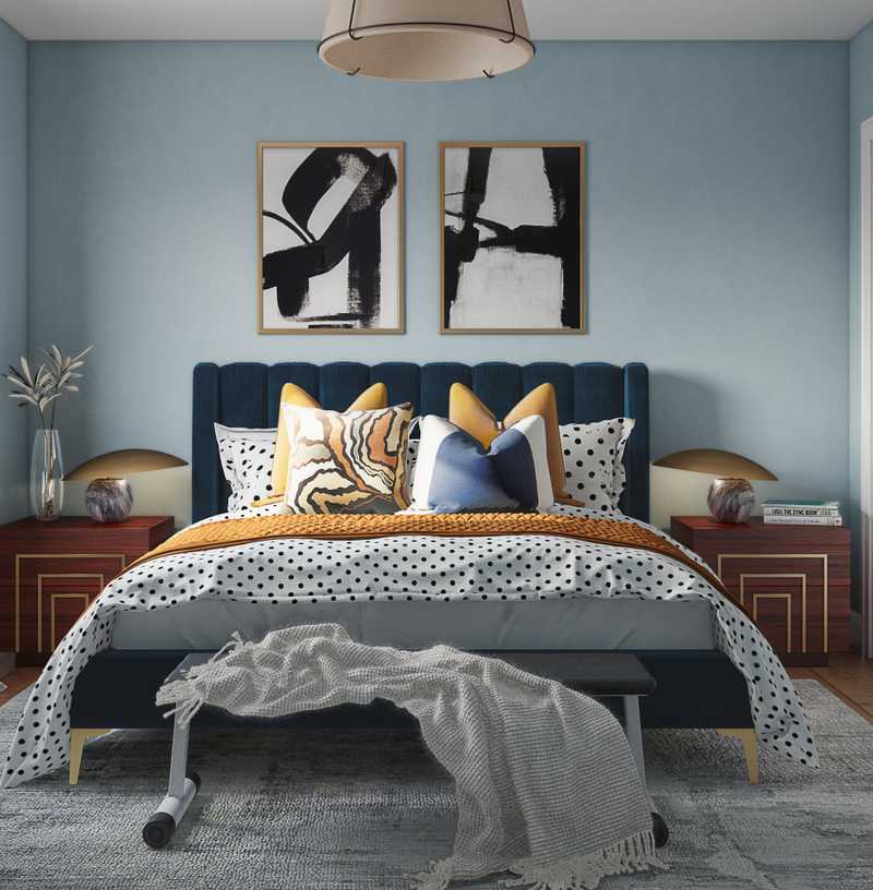 Contemporary, Modern Bedroom Design by Havenly Interior Designer Dani