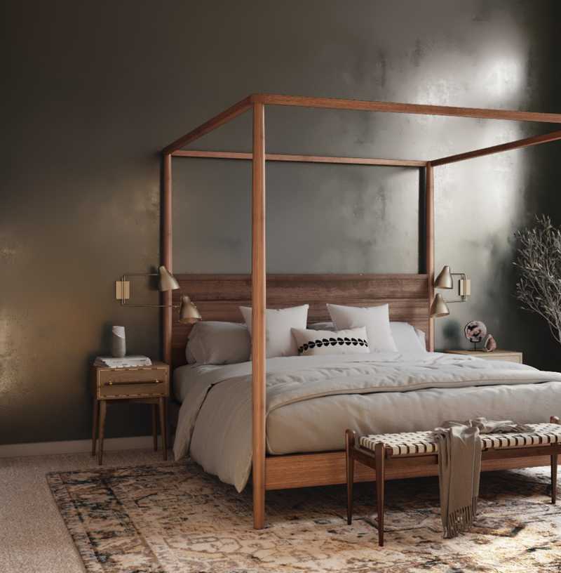 Modern, Eclectic Bedroom Design by Havenly Interior Designer Astrid