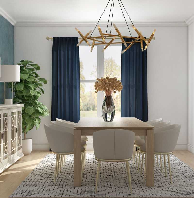 Contemporary, Bohemian, Traditional Dining Room Design by Havenly Interior Designer Mariela