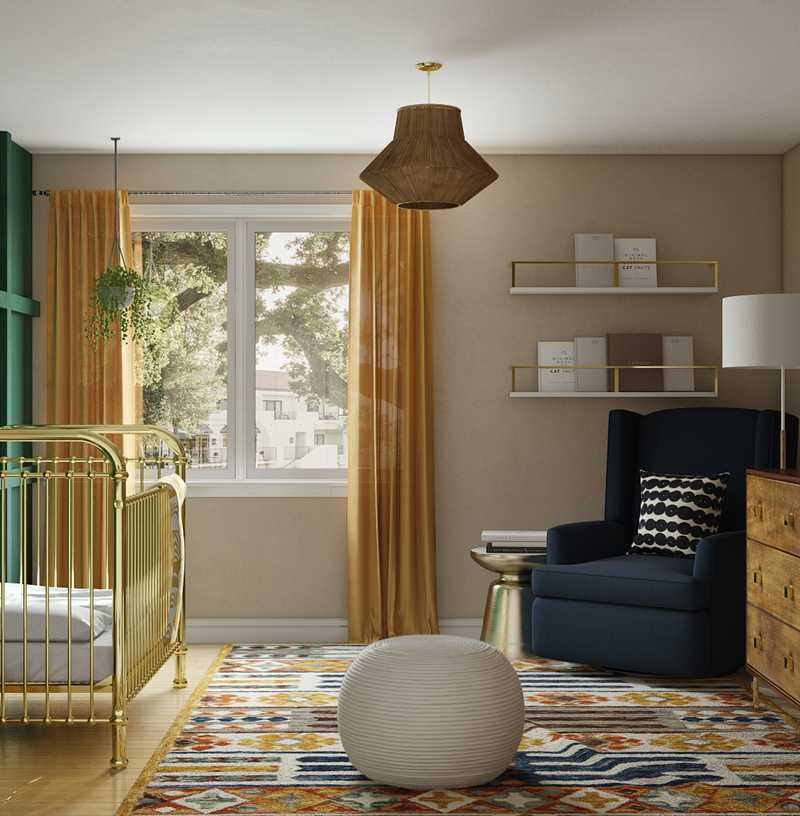 Bohemian, Global Nursery Design by Havenly Interior Designer Hayley