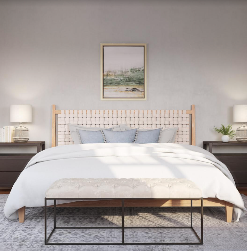 Contemporary, Modern, Classic, Minimal Bedroom Design by Havenly Interior Designer Ellis