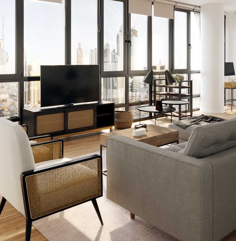 Minimal, Scandinavian Living Room Design by Havenly Interior Designer Priscila