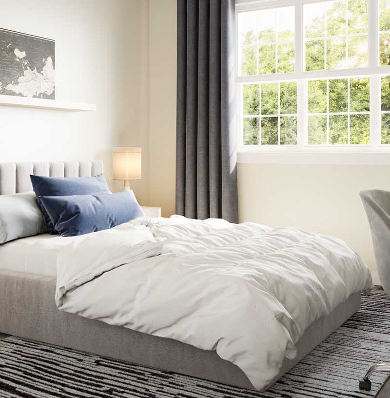 Industrial, Midcentury Modern, Minimal Bedroom Design by Havenly Interior Designer Claudia