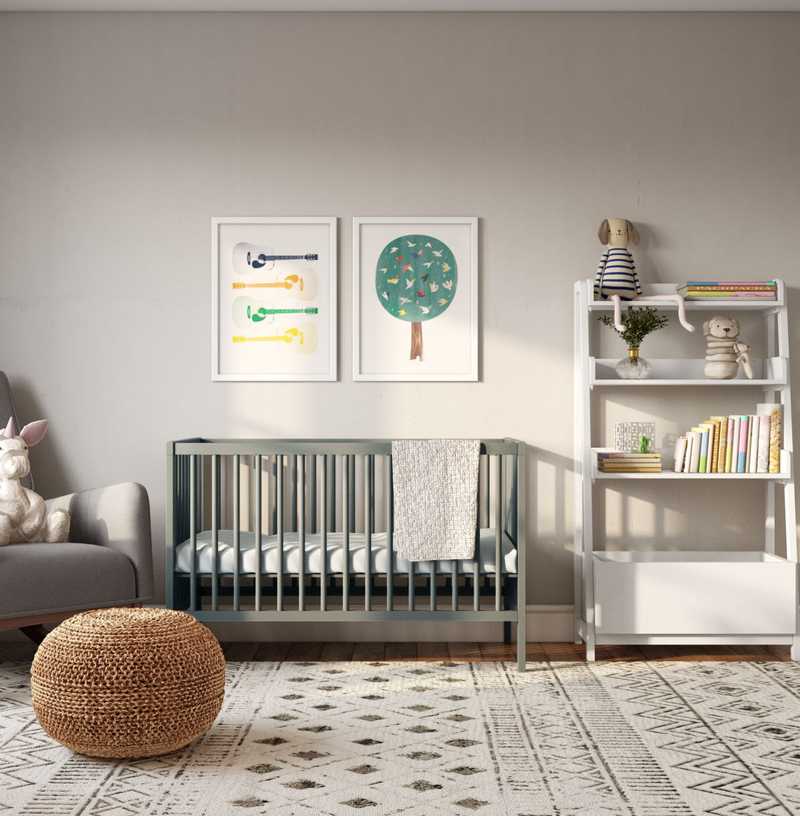 Classic, Midcentury Modern Nursery Design by Havenly Interior Designer Claire