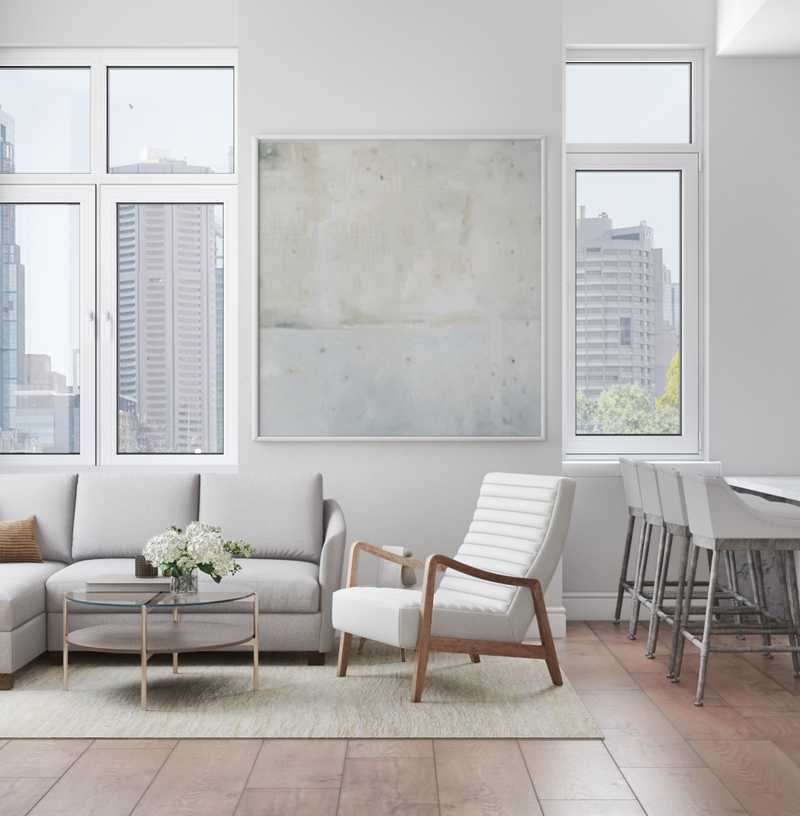 Classic, Coastal Living Room Design by Havenly Interior Designer Sara