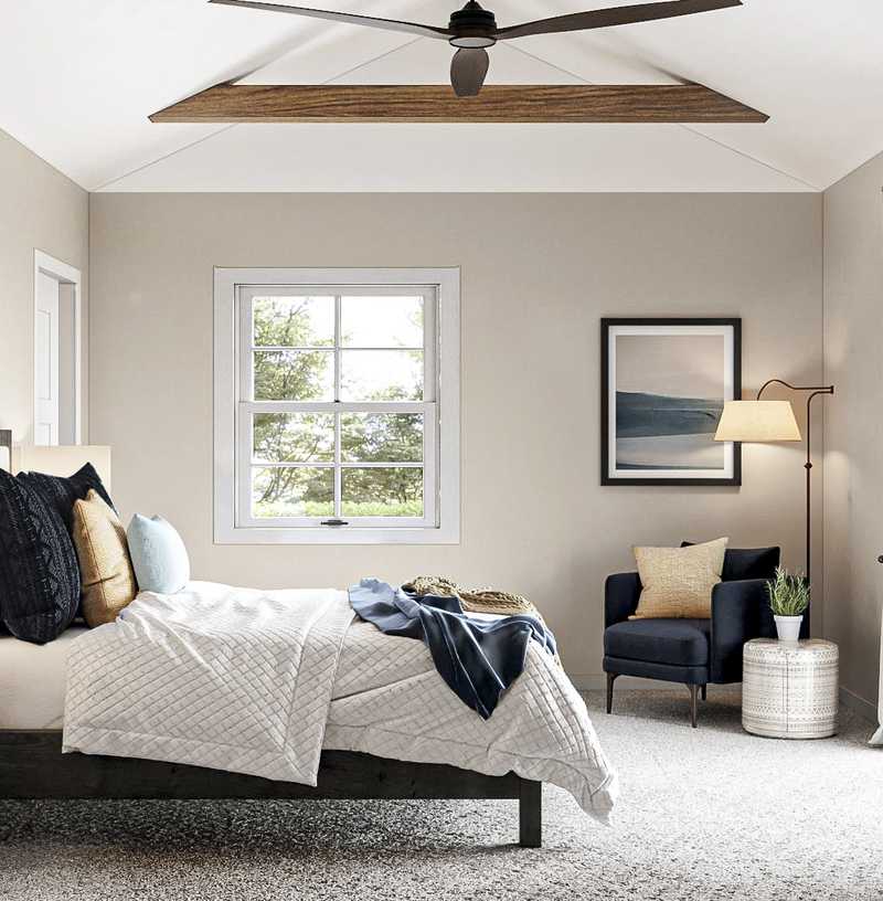 Farmhouse Bedroom Design by Havenly Interior Designer Mariel