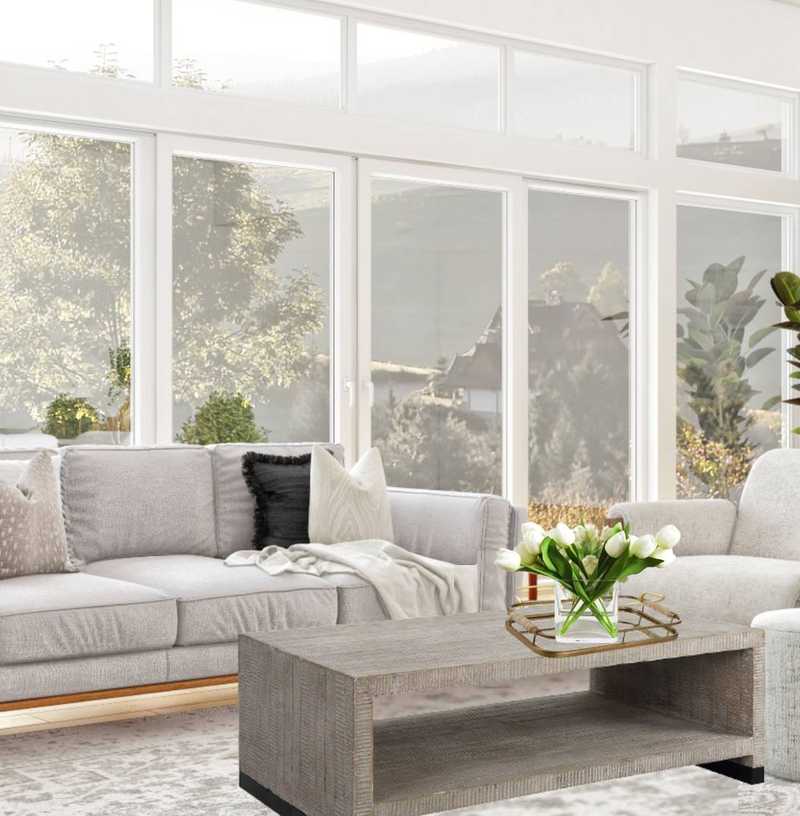 Classic, Coastal Living Room Design by Havenly Interior Designer Katherine