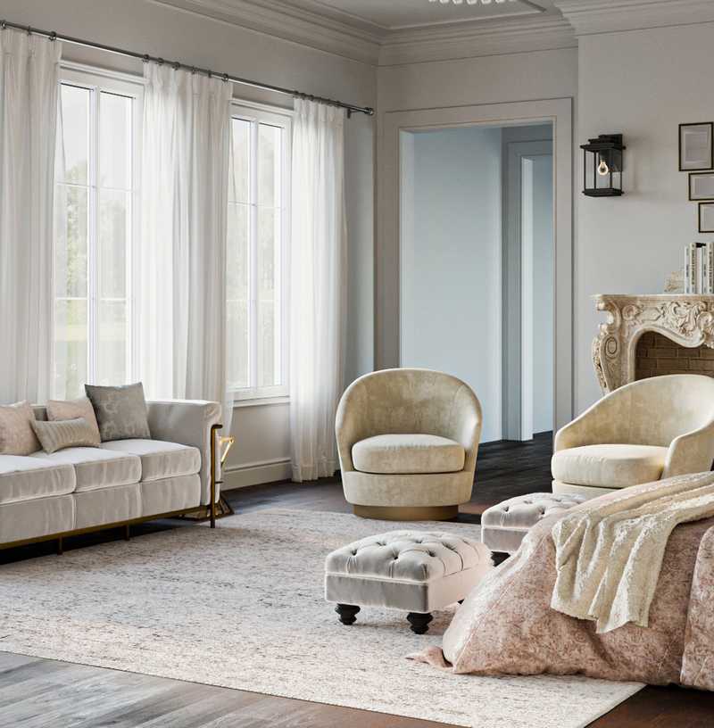 Glam, Preppy Not Sure Yet Design by Havenly Interior Designer Brianna