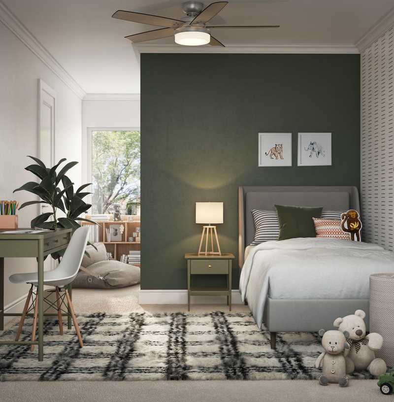 Modern, Transitional Bedroom Design by Havenly Interior Designer Astrid