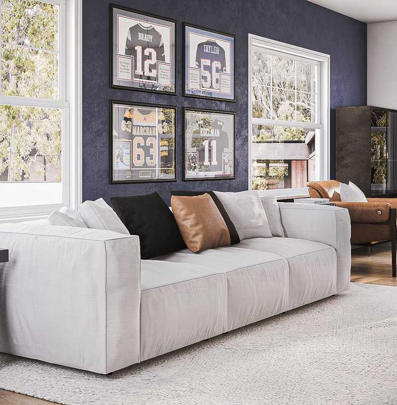Modern Living Room Design by Havenly Interior Designer Mariel