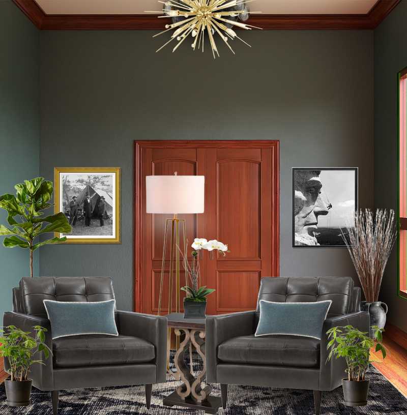 Classic Office Design by Havenly Interior Designer Katherine