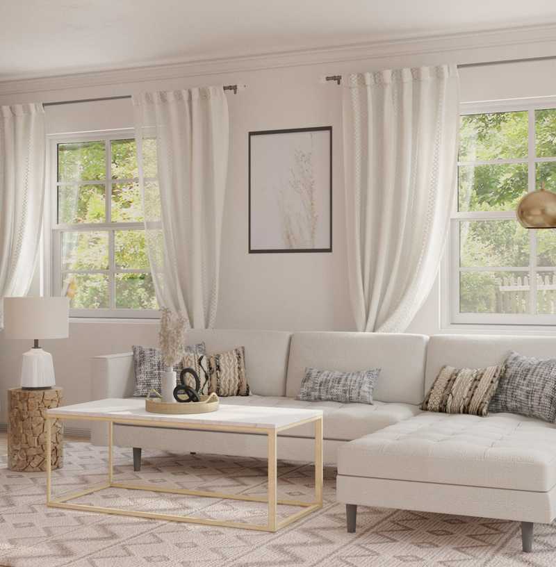 Modern, Classic Living Room Design by Havenly Interior Designer Shauna