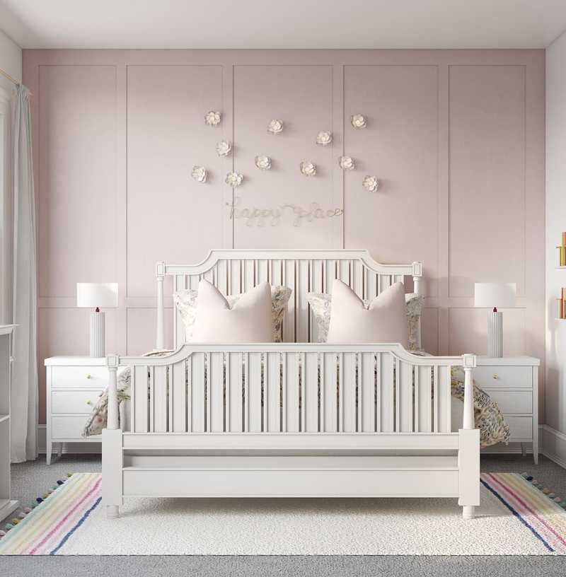 Bohemian, Glam Bedroom Design by Havenly Interior Designer Nicole
