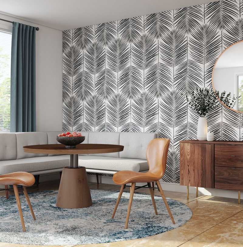 Contemporary, Midcentury Modern Dining Room Design by Havenly Interior Designer Anny
