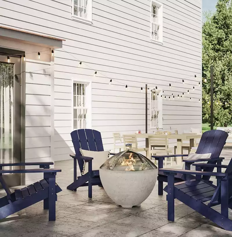Classic, Traditional Outdoor Space Design by Havenly Interior Designer Sara