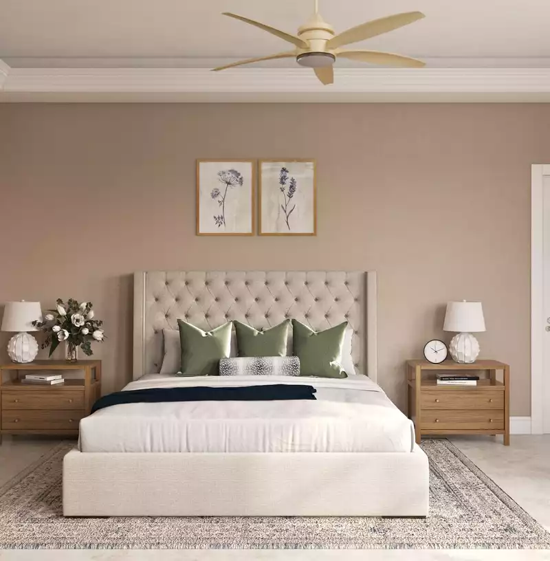 Classic, Traditional, Farmhouse, Rustic, Transitional Bedroom Design by Havenly Interior Designer Lisa