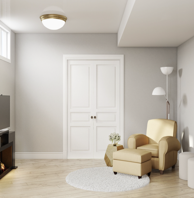 Contemporary, Modern, Transitional Living Room Design by Havenly Interior Designer Rumki