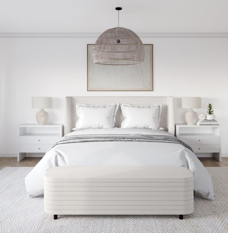 Contemporary, Modern, Classic, Coastal Bedroom Design by Havenly Interior Designer Stacy