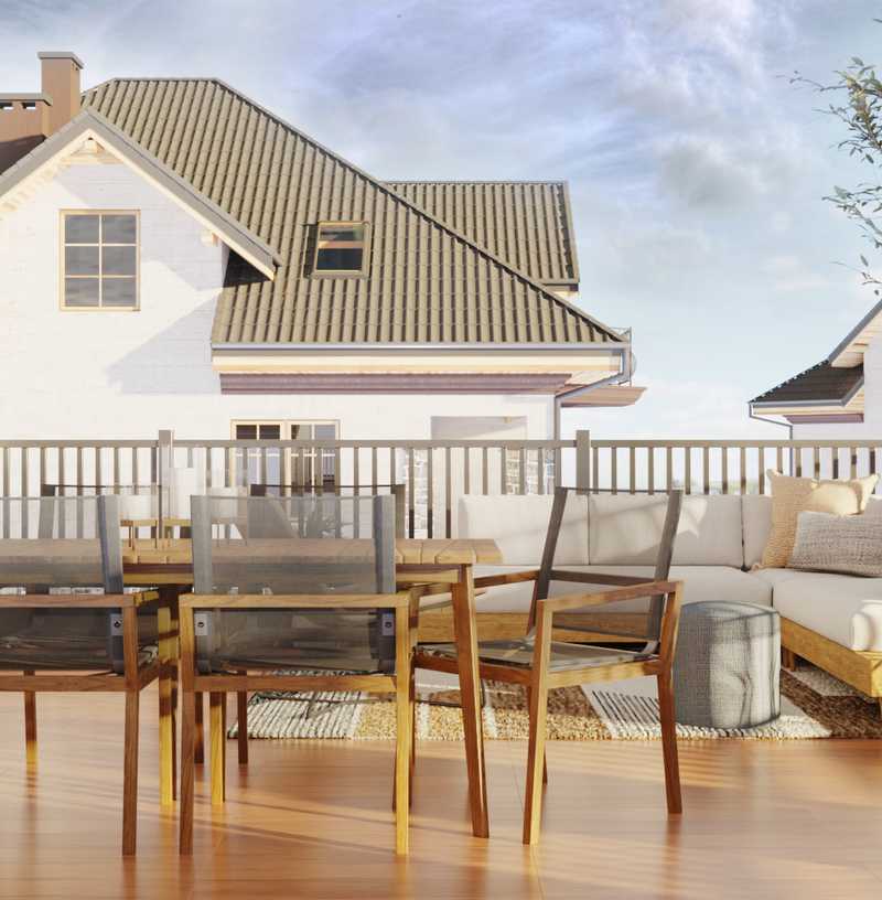 Modern, Midcentury Modern, Scandinavian Outdoor Space Design by Havenly Interior Designer Abril
