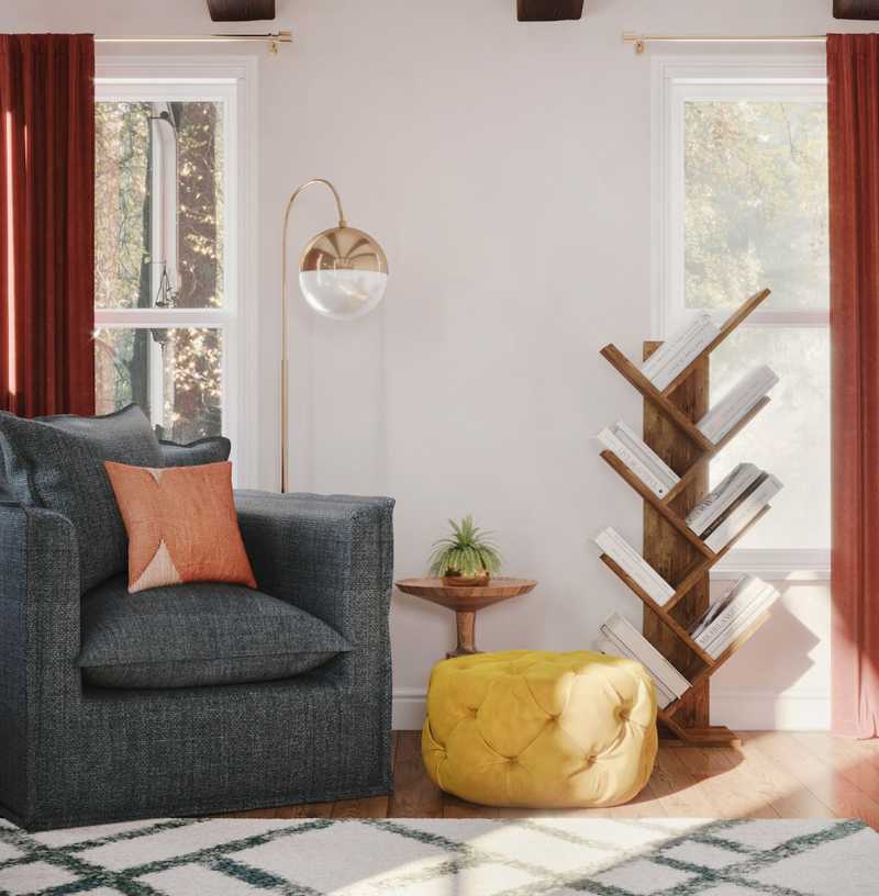 Modern, Midcentury Modern Bedroom Design by Havenly Interior Designer Francisco