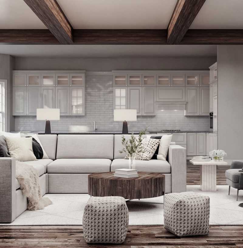 Modern, Classic, Transitional Living Room Design by Havenly Interior Designer Melissa
