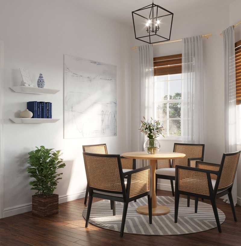 Modern, Coastal Dining Room Design by Havenly Interior Designer Julia