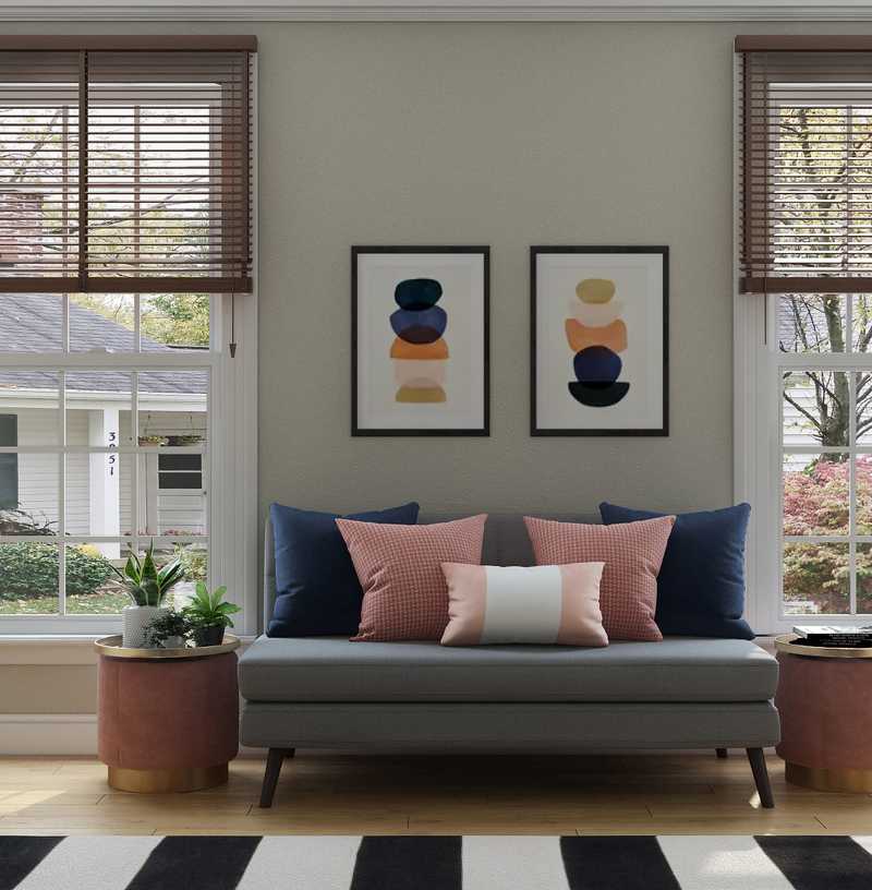 Contemporary, Modern, Eclectic Office Design by Havenly Interior Designer Ana