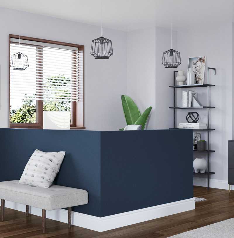 Contemporary, Modern, Bohemian, Scandinavian Office Design by Havenly Interior Designer Emily