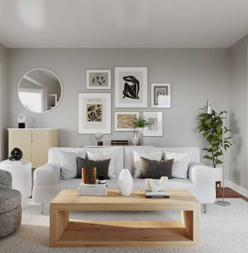 Minimal Living Room Design by Havenly Interior Designer Gonzalo